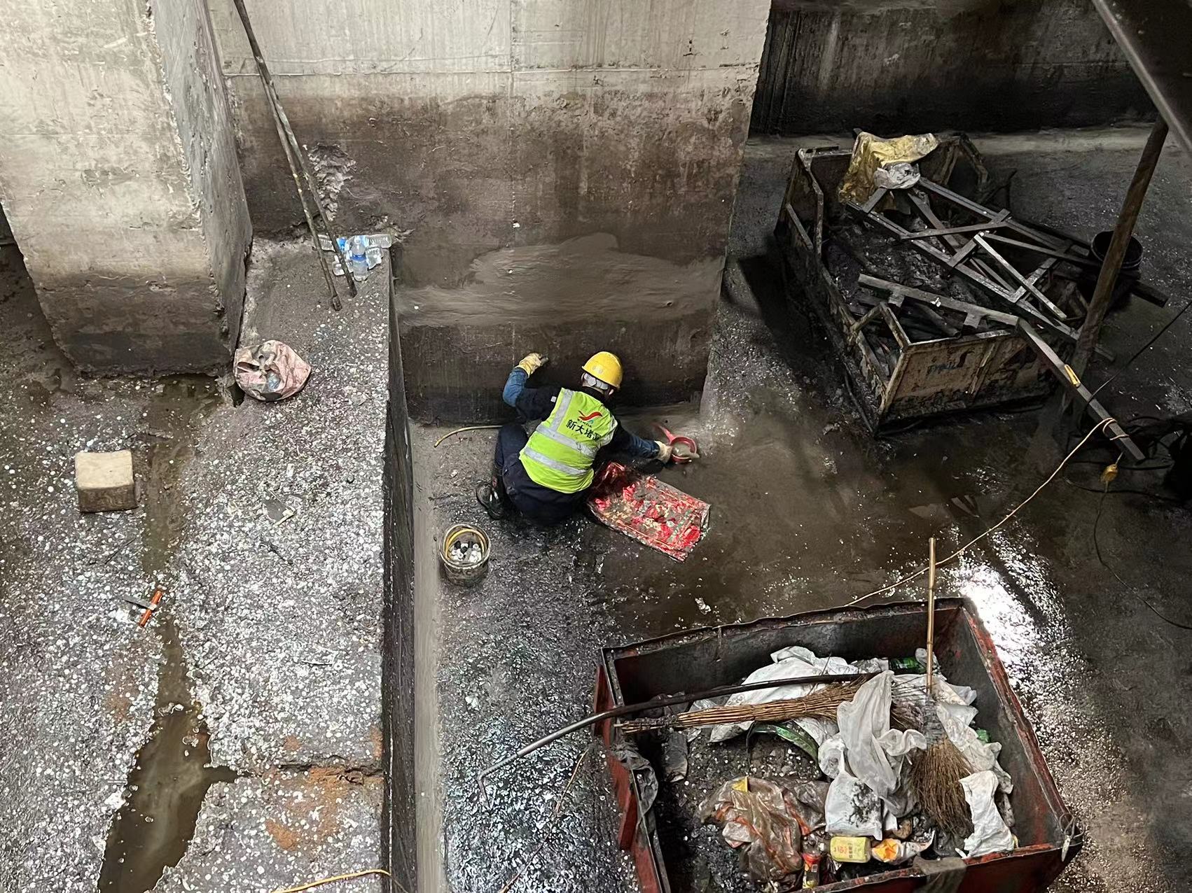 大同矿区基坑渗漏水堵漏
